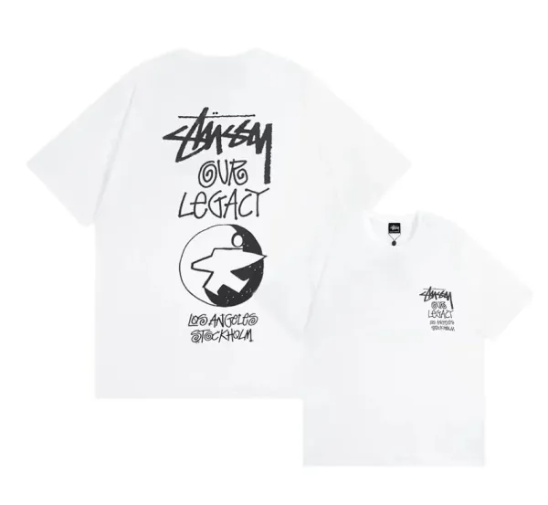 Stussy Our Legacy Los Angeles Stockholm T-Shirt White - 1