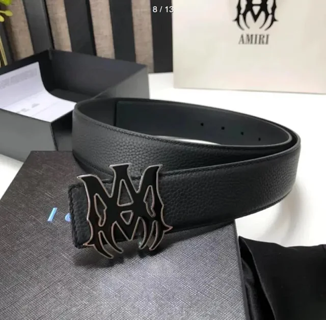 AMIRI Belts Logo Buckle Belt product detail image 1