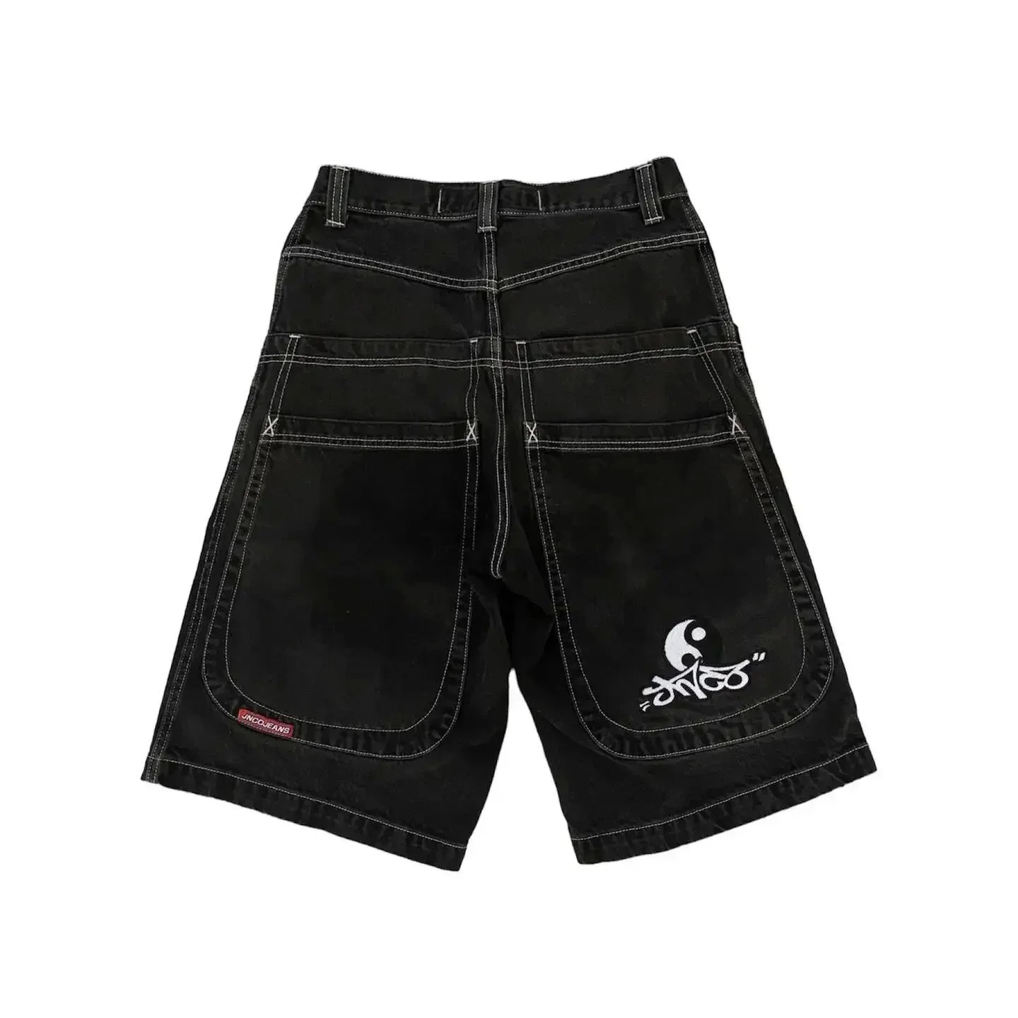 JNCO Jeans Shorts Wide-Leg Denim Graphic image 4