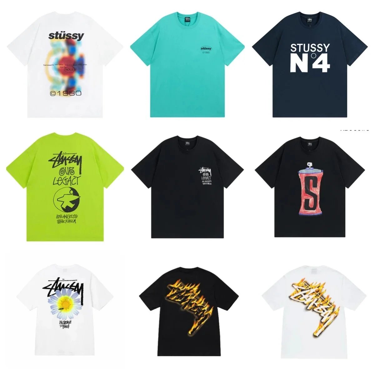 Stüssy T-Shirts Graphic Short-Sleeve T-Shirt image 1