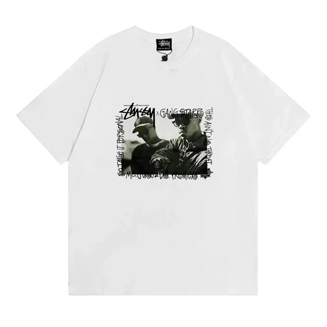 Stüssy T-Shirts Short-Sleeve Crew-Neck Graphic T-Shirt product detail image 1