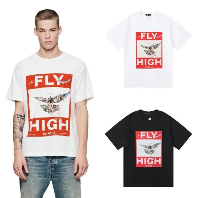 Purple Brand T-Shirts Short-Sleeve Graphic Print product detail image 9