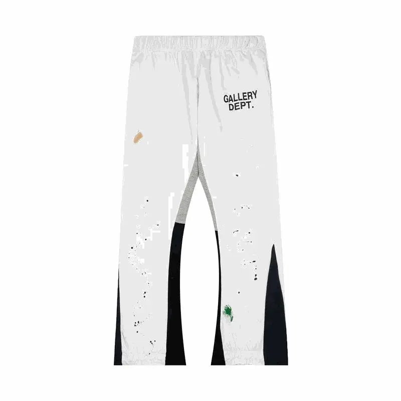 Gallery Dept. White Paint Splatter Joggers