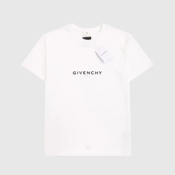 Givenchy Logo Print Washed Black T-Shirt - 5