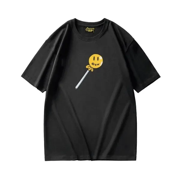 Drew House Lollipop Smiley Black T-Shirt - 1