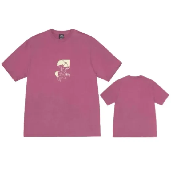 Stüssy x Cartoon Network Scooby-Doo Graphic T-Shirt Pink - 1