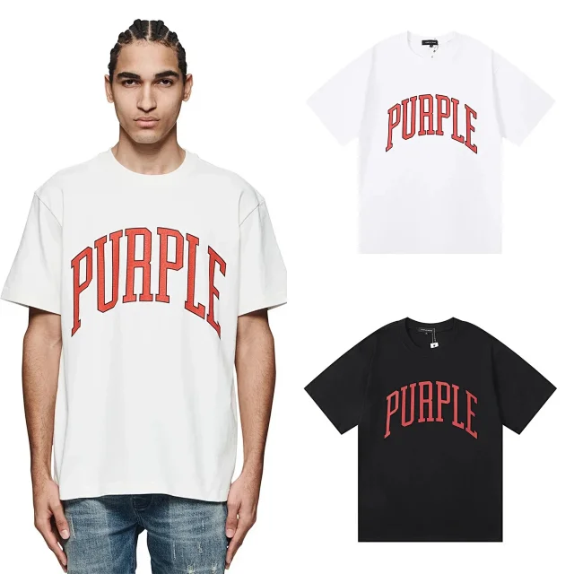 Purple Brand T-Shirts Short-Sleeve Graphic Print product detail image 2
