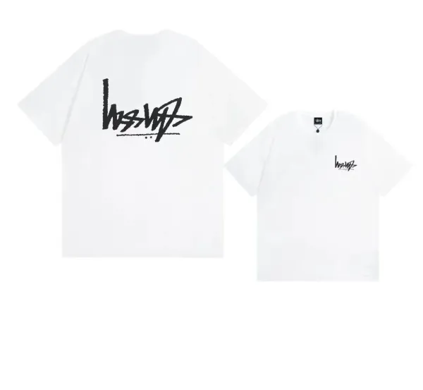 Stussy Classic Logo White T-Shirt - 1