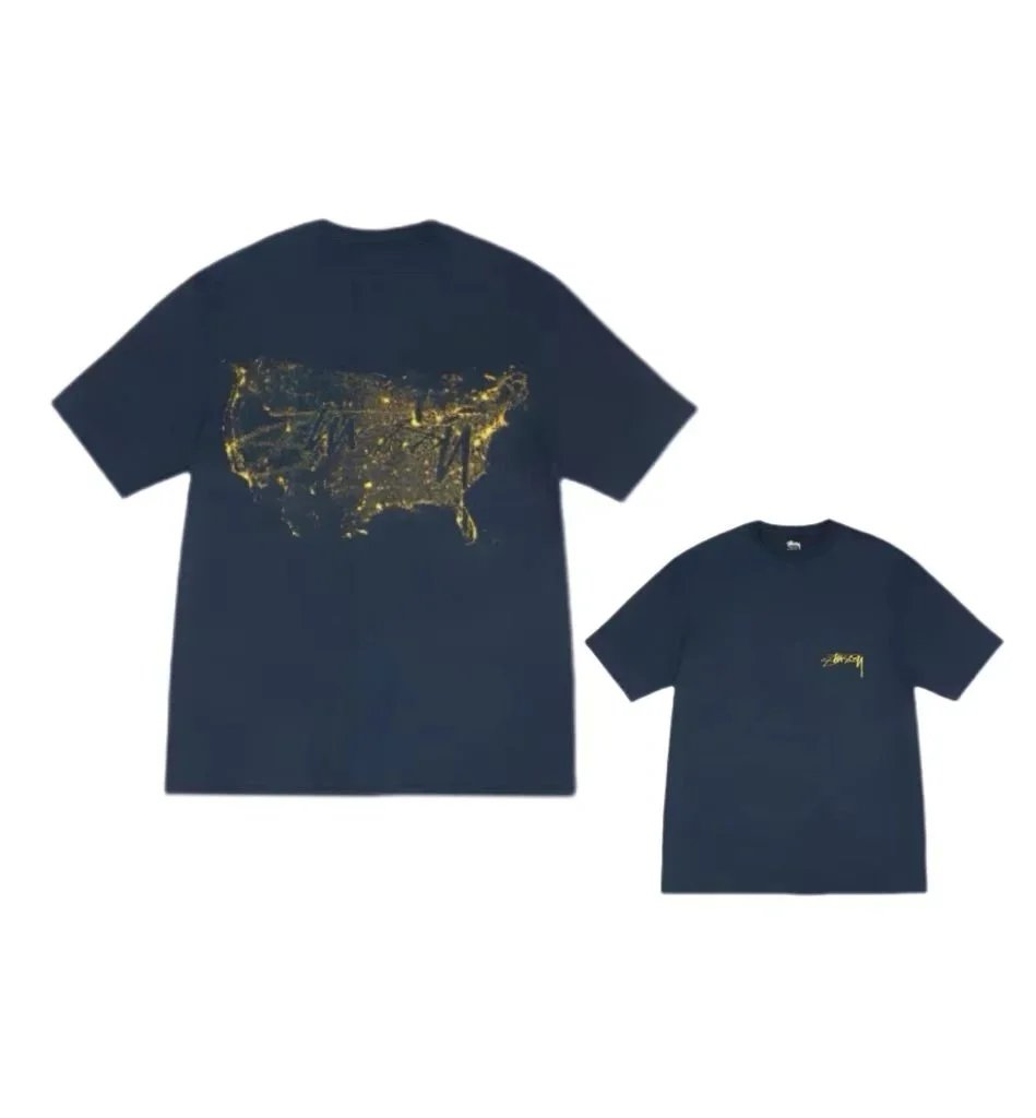 Stüssy T-Shirts Short-Sleeve Graphic Logo T-Shirt — 36
