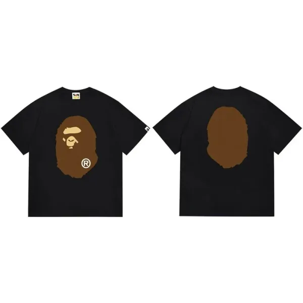 A Bathing Ape Big Ape Head Black T-Shirt - 1