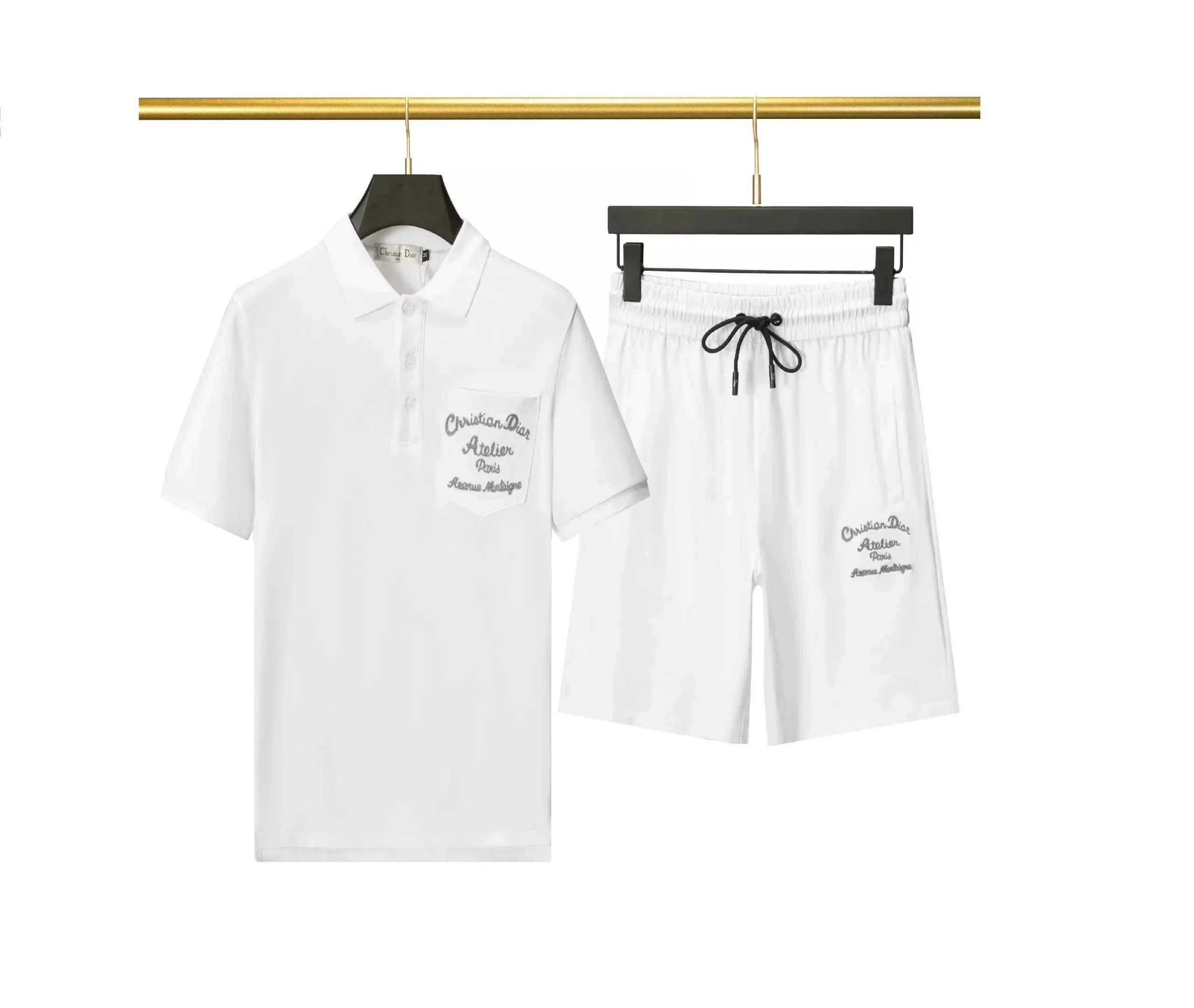 Dior Matching Sets Short-Sleeve T-Shirt and Drawstring Shorts Set image 8