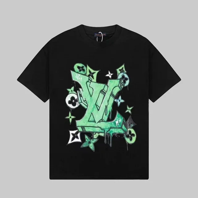 Louis Vuitton T-Shirts Short-Sleeve Graphic Logo product detail image 7