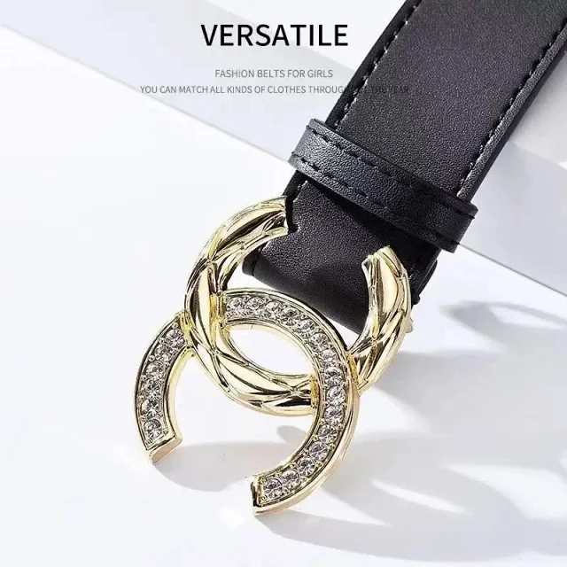 Unbranded Belts Black Belt with Decorative Metal Buckle product detail image 8
