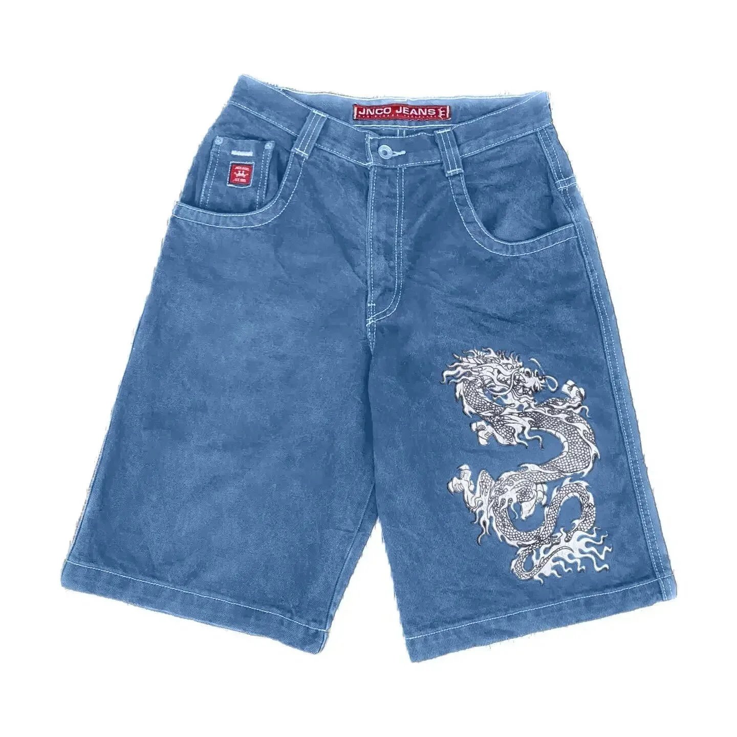 JNCO Jeans Shorts Wide-Leg Denim Graphic image 3