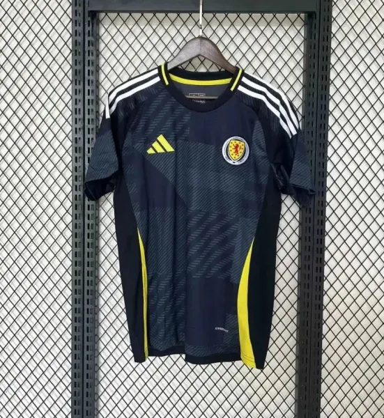 Adidas Scotland National Team 2024 Away Jersey Navy Yellow - 1