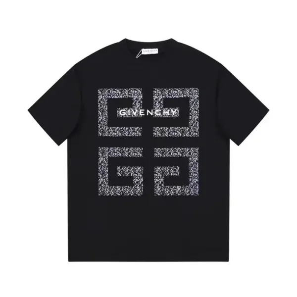 Givenchy 4G Static Print Black T-Shirt - 1