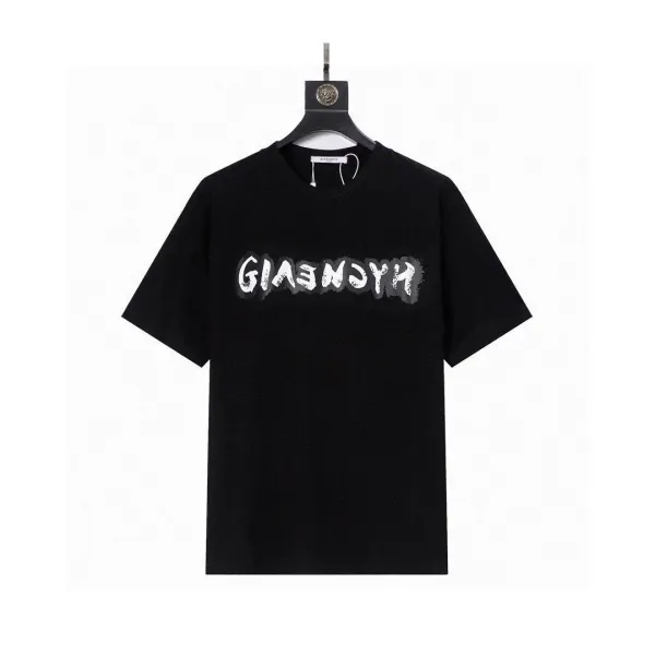Givenchy Reversed Logo Black T-Shirt - 1