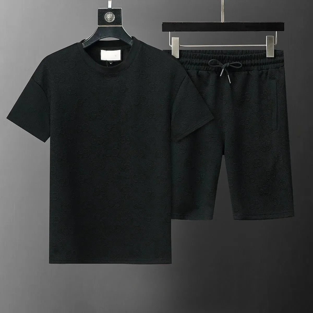 Dior Matching Sets Short-Sleeve T-Shirt and Drawstring Shorts Set — 34