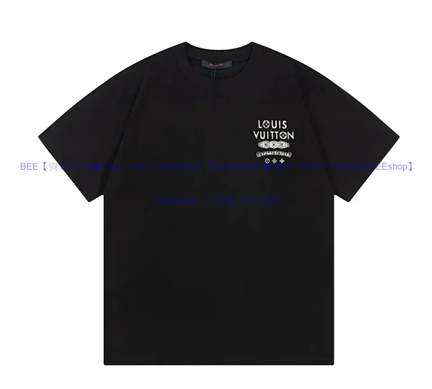 Louis Vuitton T-Shirts Short-Sleeve Crew-Neck Graphic product detail image 10