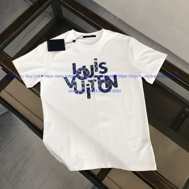 Louis Vuitton T-Shirts Short-Sleeve Crew-Neck Graphic product detail image 43