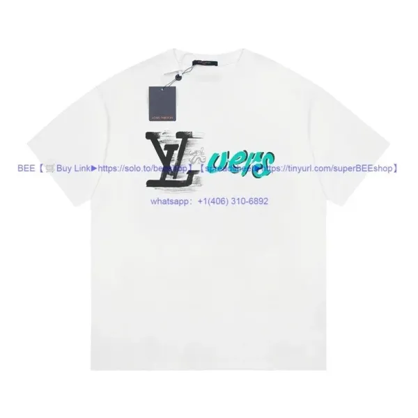 Louis Vuitton Graphic Print Black T-Shirt - 54