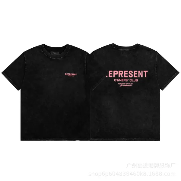 Represent Owners' Club Washed Black T-Shirt - 1