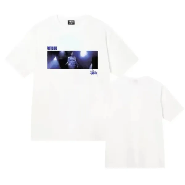 Stüssy Graphic Print Pink T-Shirt - 3