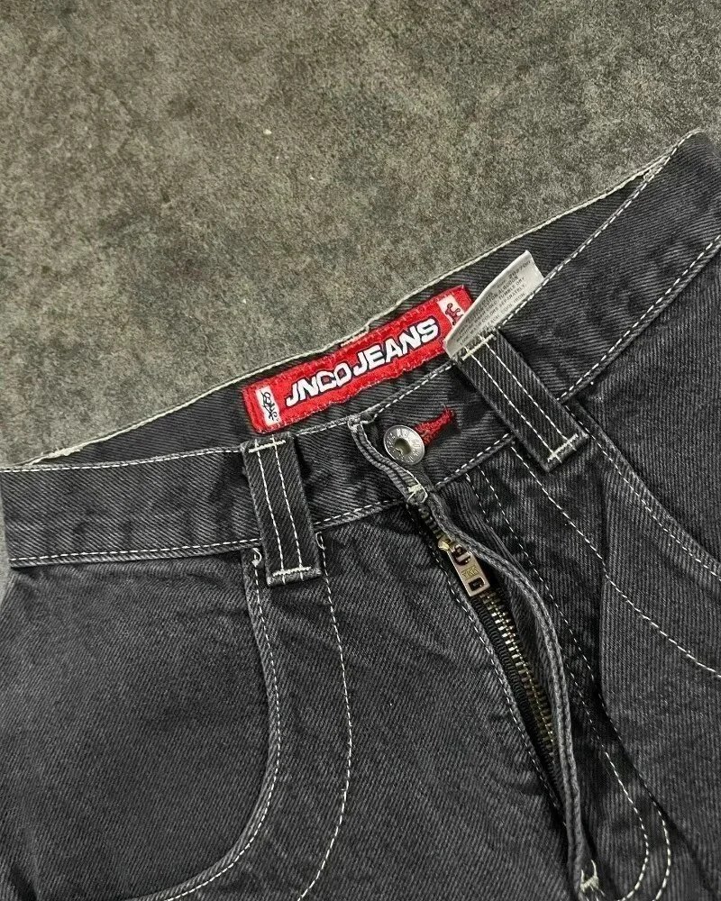 JNCO Jeans Shorts Wide-Leg Denim Graphic image 2
