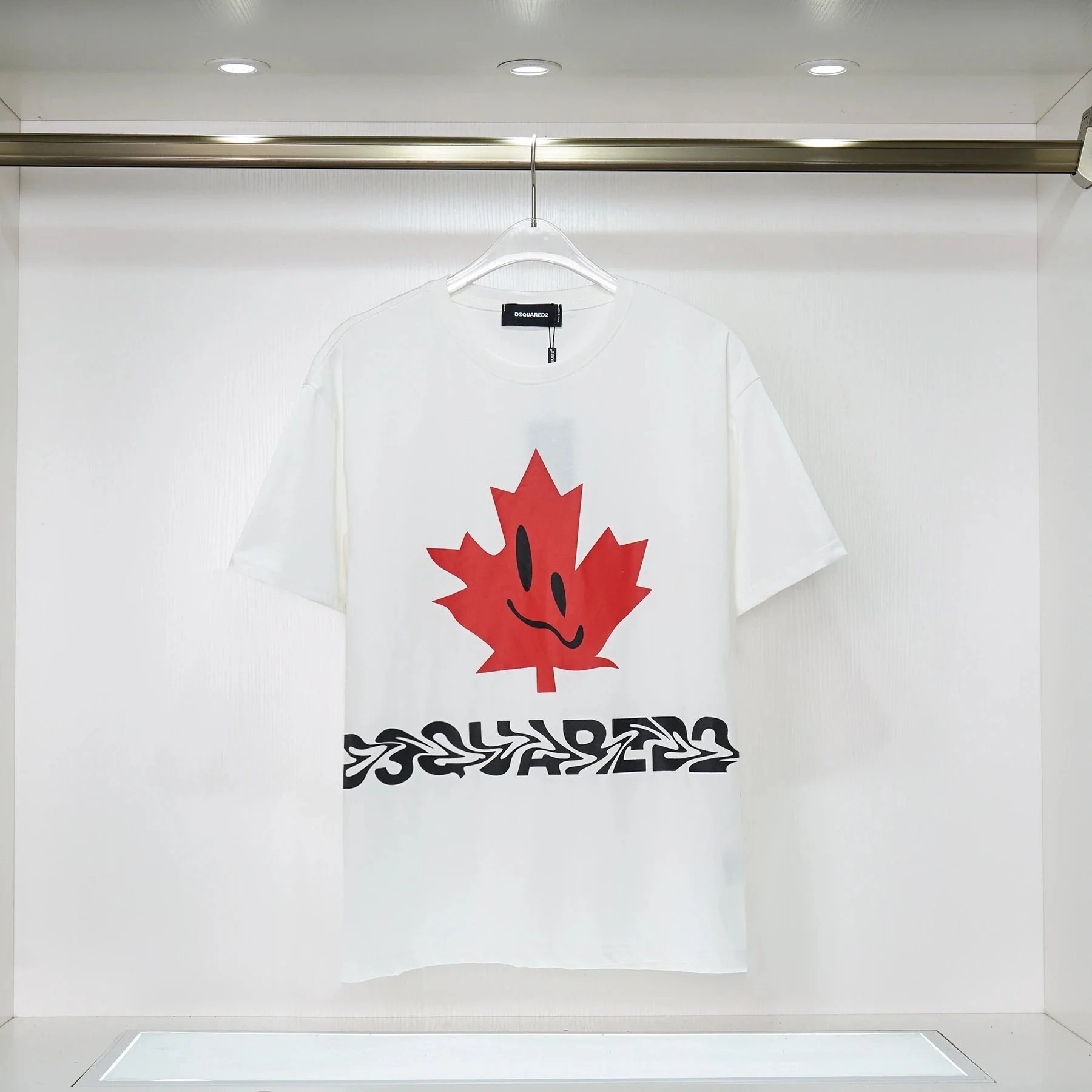 Casablanca T-Shirts Short-Sleeve Graphic Logo T-Shirt — 29 white