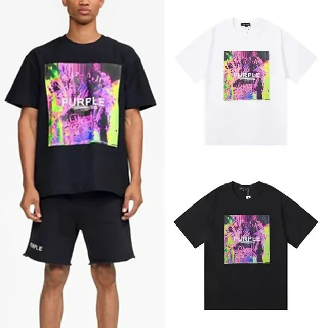 Purple Brand T-Shirts Short-Sleeve Graphic Print product detail image 4