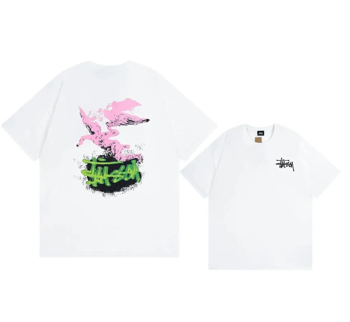 Stüssy T-Shirts Logo Graphic T-Shirt — 5