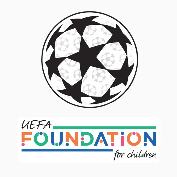 UEFA Foundation for Children Logo Sticker - 1