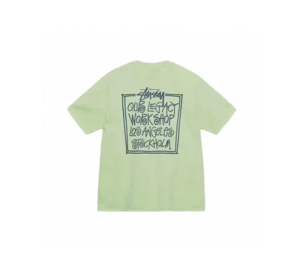 Stussy Our Legacy Workshop Mint Green T-Shirt - 1