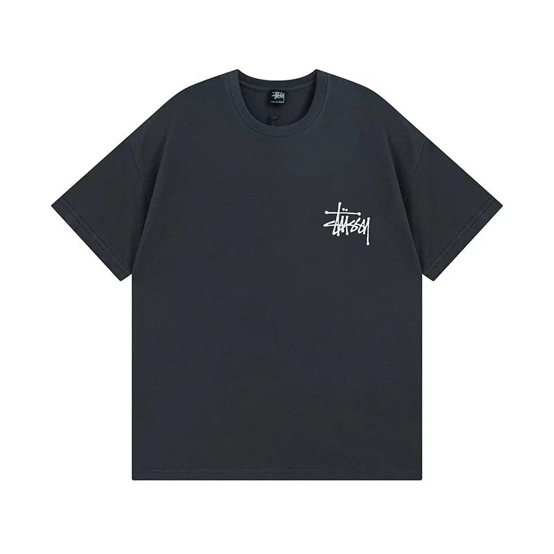 Stüssy T-Shirts Short-Sleeve Crew-Neck Graphic T-Shirt — 24