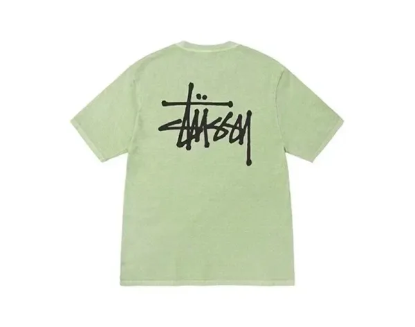 Stüssy Classic Logo T-Shirt Mint Green T-Shirt - 1