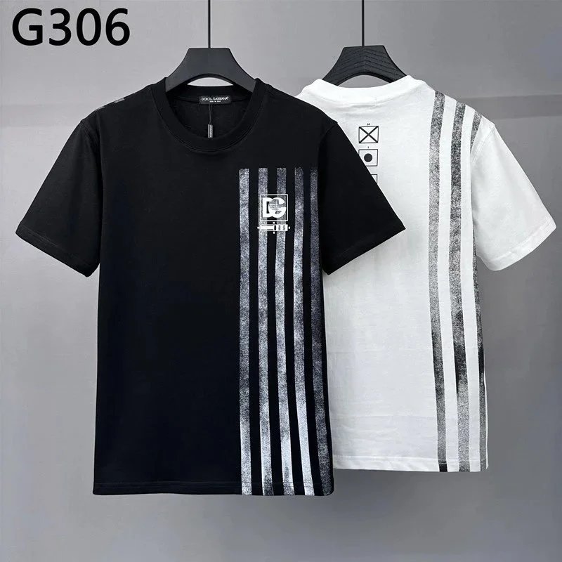 Dolce & Gabbana T-Shirts Short-Sleeve Logo Graphic Crewneck image 4