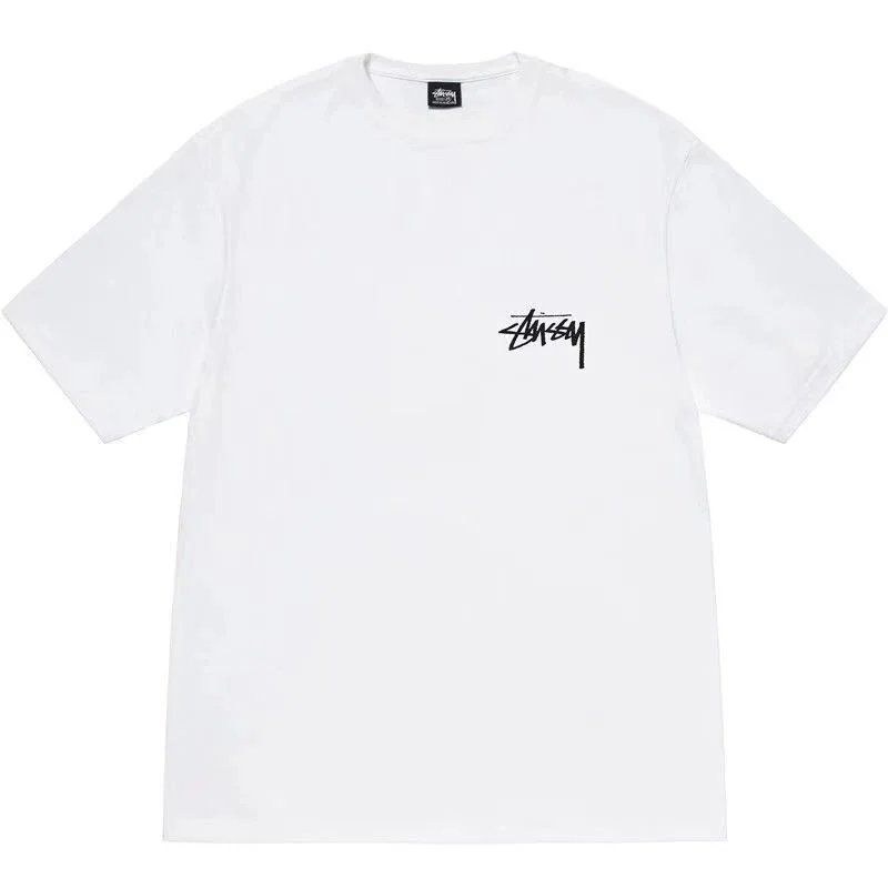 Stüssy T-Shirts Short-Sleeve Crew-Neck Graphic T-Shirt — 32