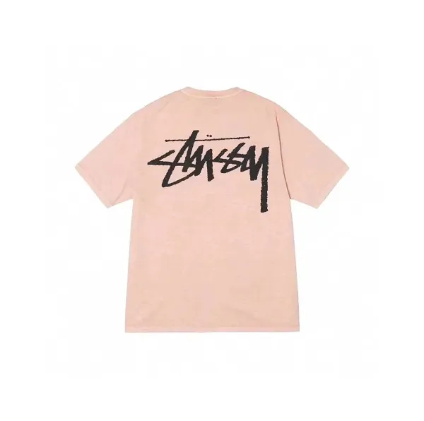 Stüssy Classic Logo Tee Red T-Shirt - 9