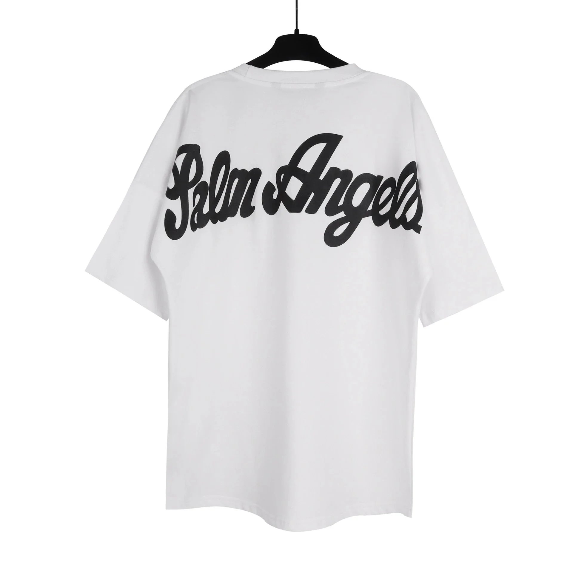 Palm Angels T-Shirts Short-Sleeve Graphic Print — 2212 White