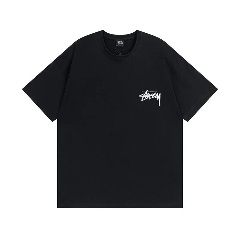 Stüssy T-Shirts Short-Sleeve Crew-Neck Graphic T-Shirt — 30