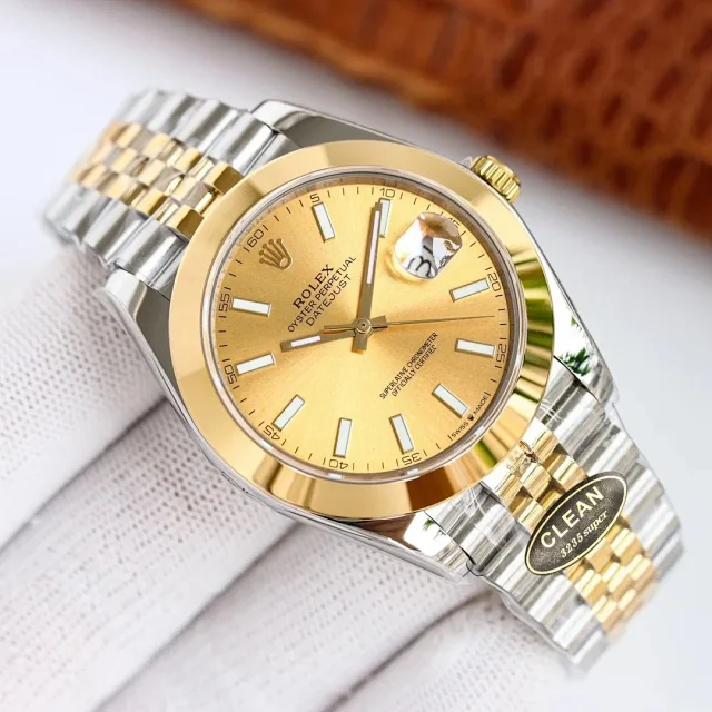 Rolex Watches Oyster Perpetual Datejust two-tone bracelet watch product detail image 3