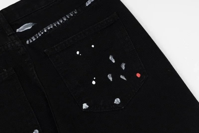 DSquared2 DS Q2 Icon Printed Distressed Light Wash Jeans - 10