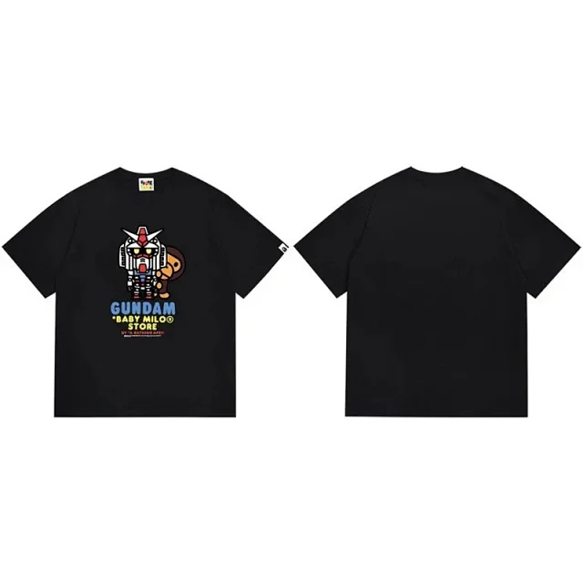 A BATHING APE T-Shirts Short-Sleeve Head and Graphic Print product detail image 1