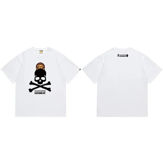A BATHING APE T-Shirts Short-Sleeve Head and Graphic Print product detail image 9