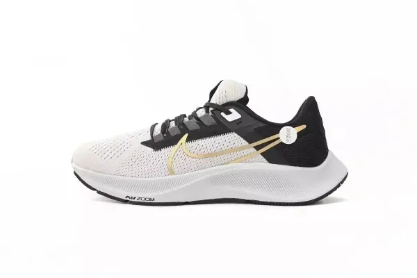 Nike Air Zoom Pegasus 39 White/Black/Gold Running Shoes - 1