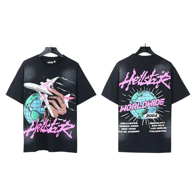 Hellstar T-Shirts Short-Sleeve Graphic T-Shirt — 60
