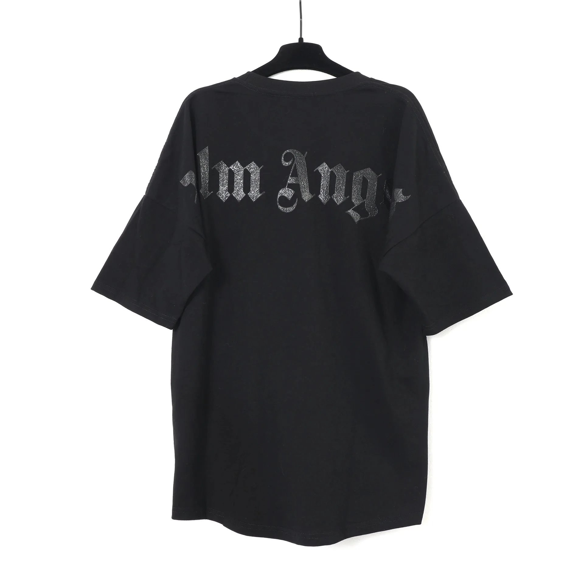 Palm Angels T-Shirts Short-Sleeve Graphic Print — 2219 Black