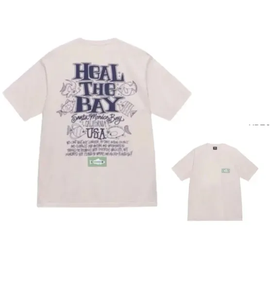 Gallery Dept. Heal The Bay T-Shirt Beige - 1