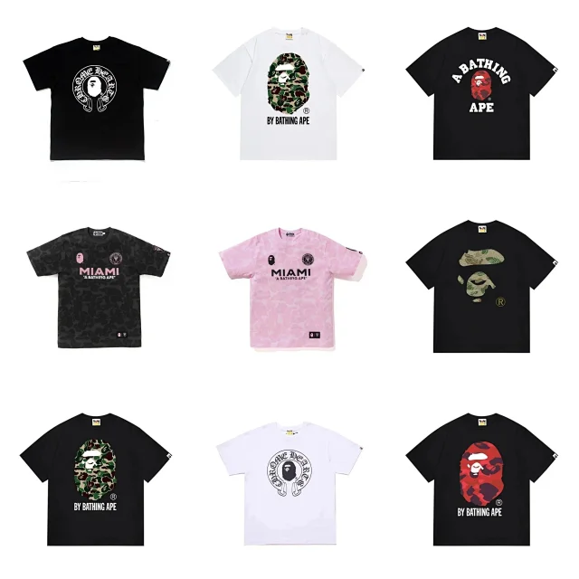 A BATHING APE T-Shirts Graphic short-sleeve crewneck product detail image 1