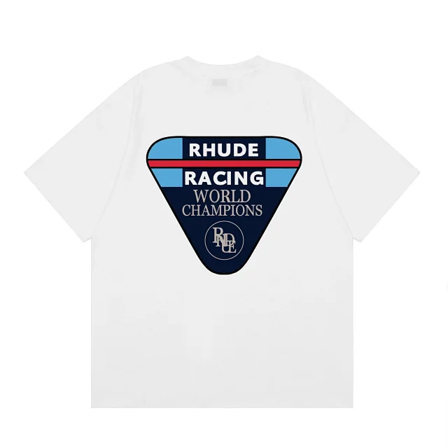 Rhude T-Shirts Graphic logo print product detail image 9